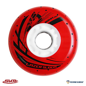 Lazer Sliders Spark Wheel Red (4pcs)