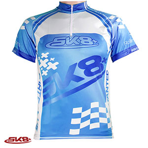 SK8+ T-Shirt สีฟ้า