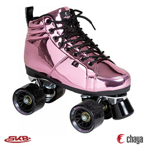 Chaya Vintage Rollerskates Pink Laser