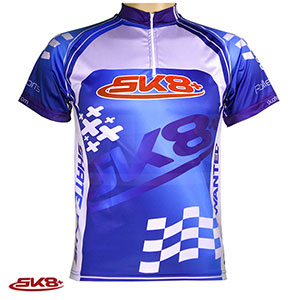 SK8+ T-Shirt สีน้ำเงิน
