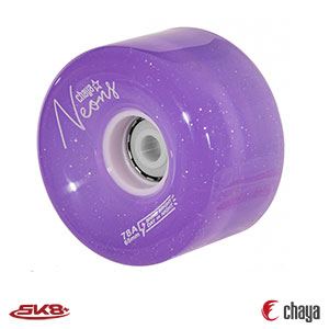 Chaya Led Wheels Neon Purple (4pcs)
